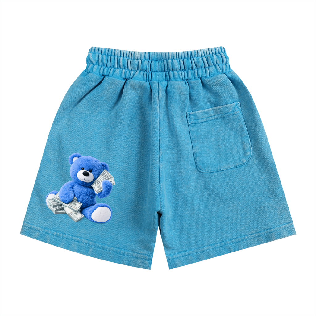 blue shorts virgo