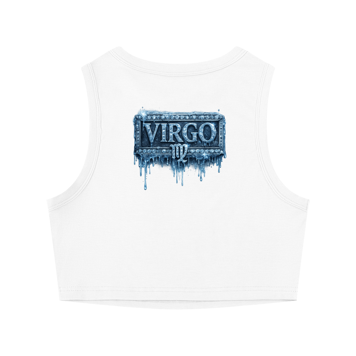 Women's Tight Crewneck Crop Tank Top