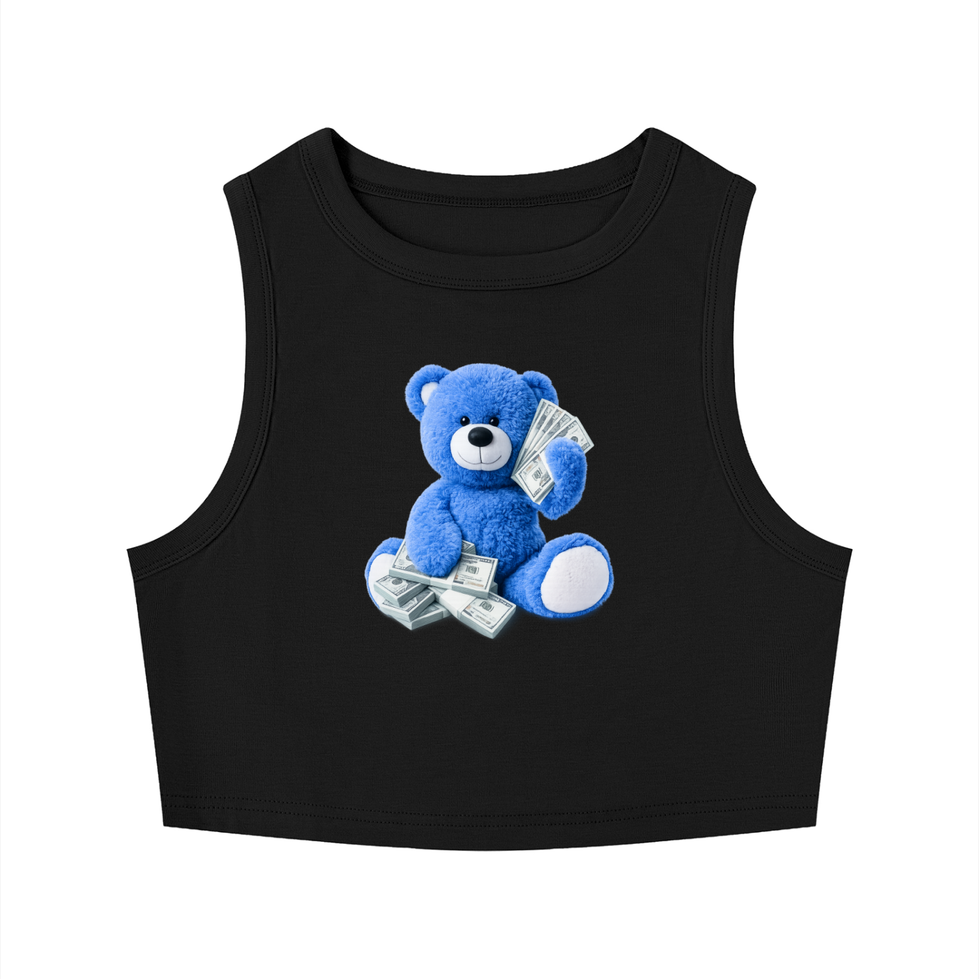 Women's Tight Crewneck Crop Tank Top
